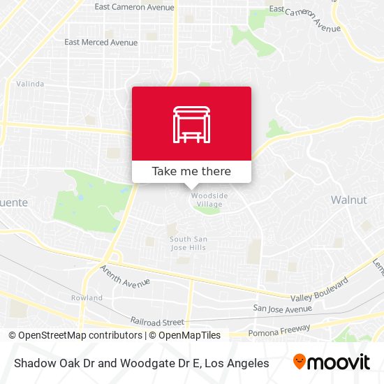 Shadow Oak Dr and Woodgate Dr E map