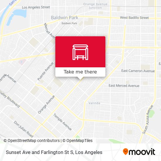 Sunset Ave and Farlington St S map