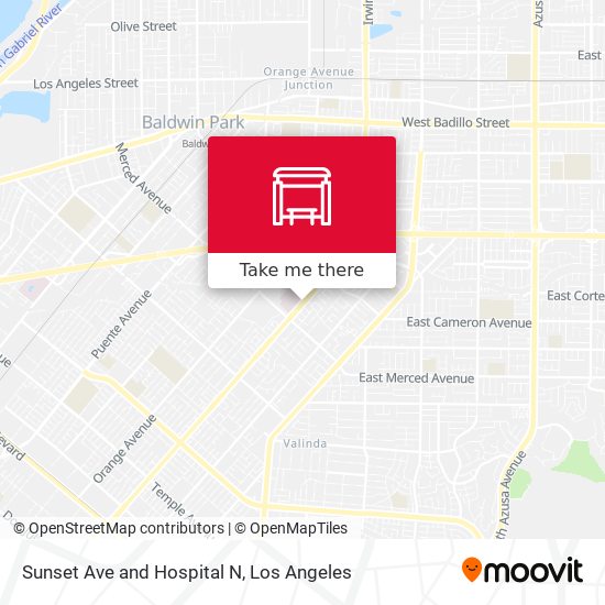 Mapa de Sunset Ave and Hospital N