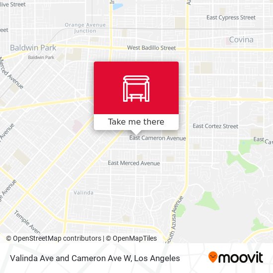 Mapa de Valinda Ave and Cameron Ave W