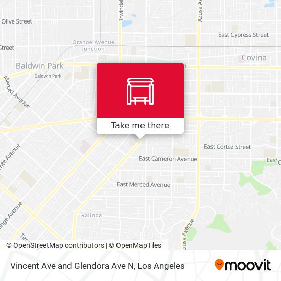 Mapa de Vincent Ave and Glendora Ave N