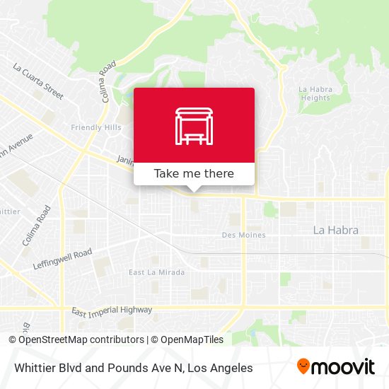 Mapa de Whittier Blvd and Pounds Ave N