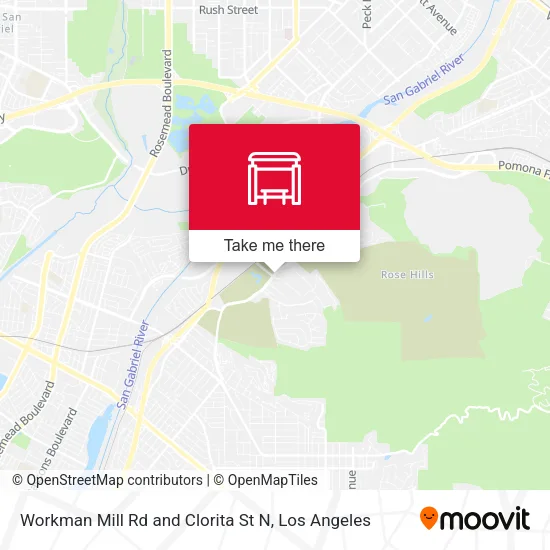 Workman Mill Rd and Clorita St N map