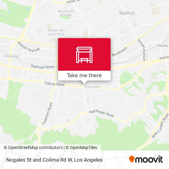 Nogales St and Colima Rd W map
