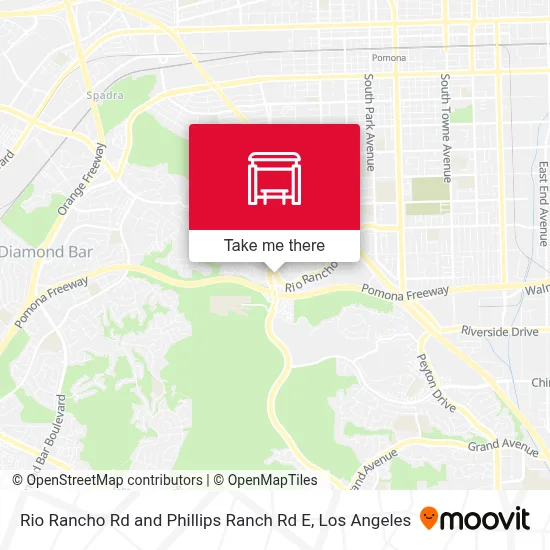 Rio Rancho Rd and Phillips Ranch Rd E map
