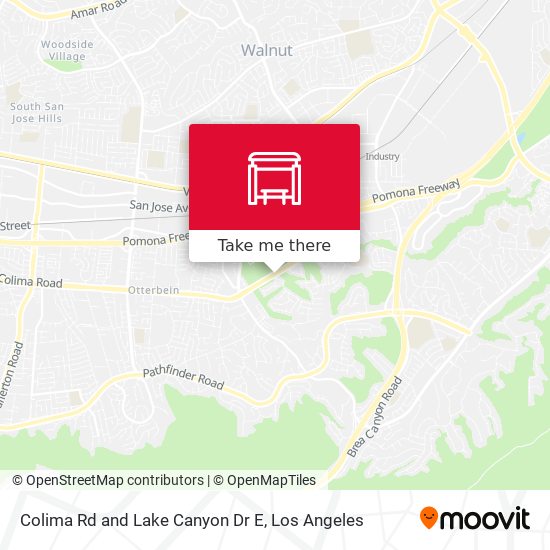 Colima Rd and Lake Canyon Dr E map