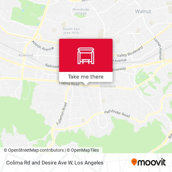 Colima Rd and Desire Ave W map