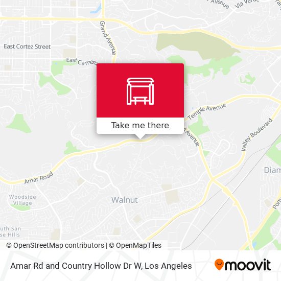 Amar Rd and Country Hollow Dr W map