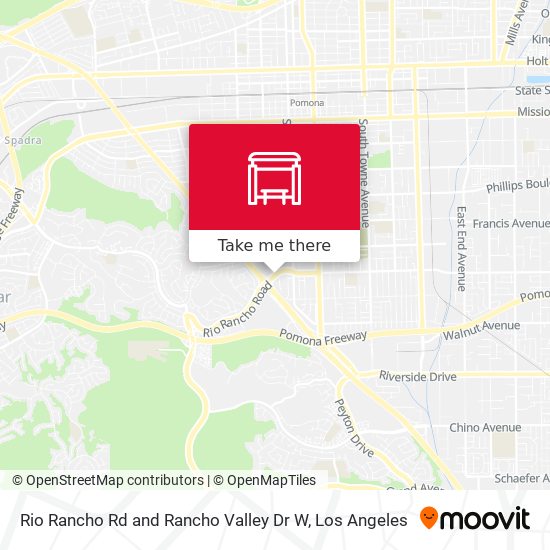 Rio Rancho Rd and Rancho Valley Dr W map