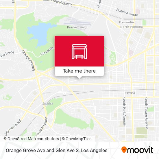 Mapa de Orange Grove Ave and Glen Ave S