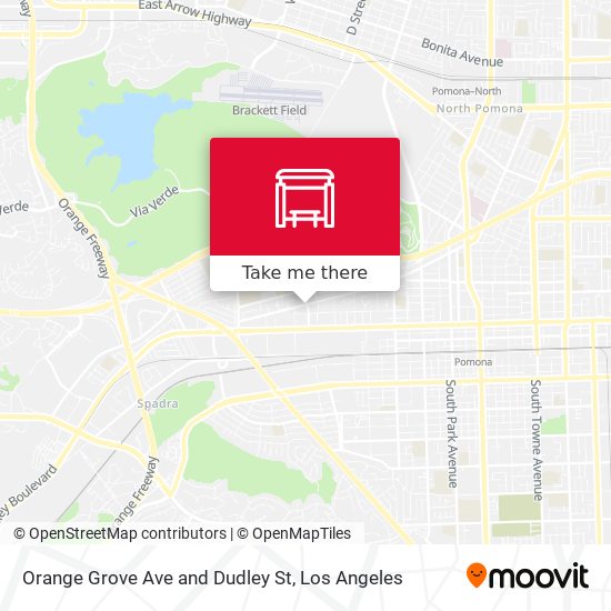 Orange Grove Ave and Dudley St map