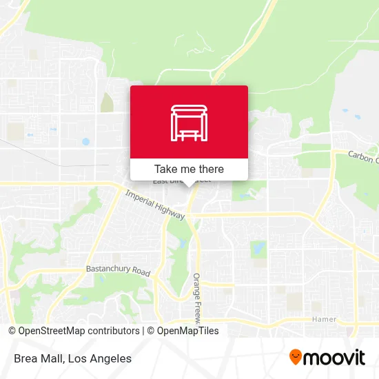 Brea Mall map