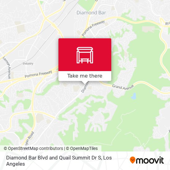 Diamond Bar Blvd and Quail Summit Dr S map