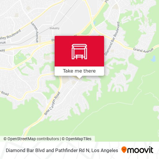Mapa de Diamond Bar Blvd and Pathfinder Rd N