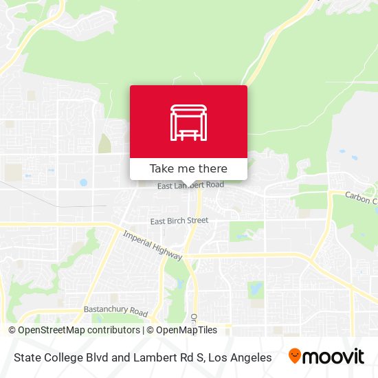 State College Blvd and Lambert Rd S map