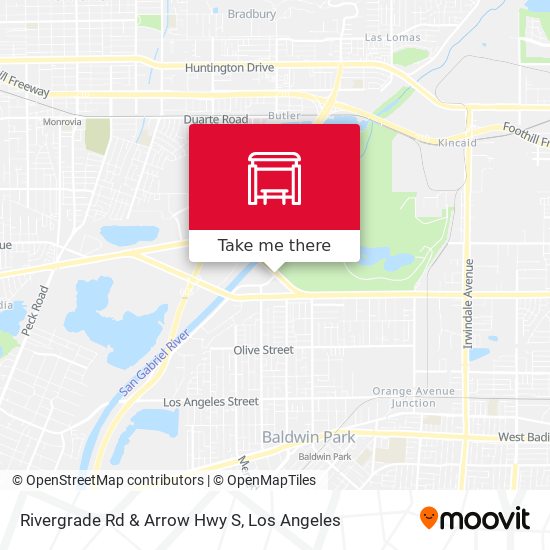 Rivergrade Rd & Arrow Hwy S map