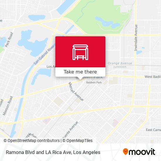 Mapa de Ramona Blvd and LA Rica Ave
