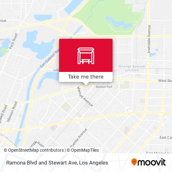Mapa de Ramona Blvd and Stewart Ave