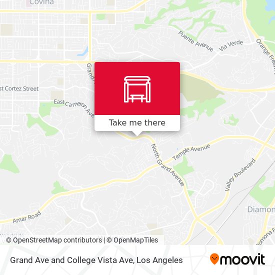 Mapa de Grand Ave and College Vista Ave
