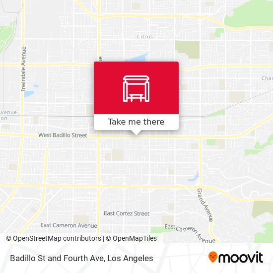 Mapa de Badillo St and Fourth Ave