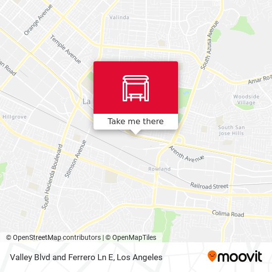 Mapa de Valley Blvd and Ferrero Ln E