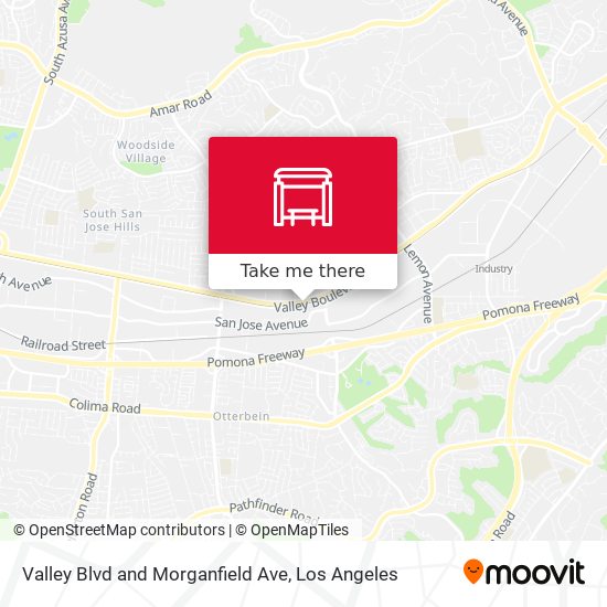 Mapa de Valley Blvd and Morganfield Ave