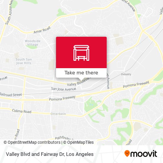Mapa de Valley Blvd and Fairway Dr