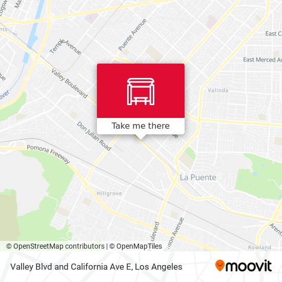 Valley Blvd and California Ave E map