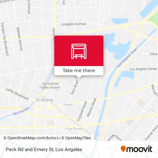 Mapa de Peck Rd and Emery St