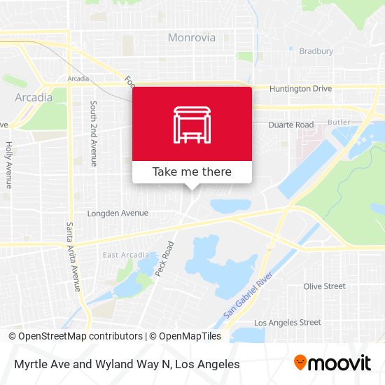 Mapa de Myrtle Ave and Wyland Way N