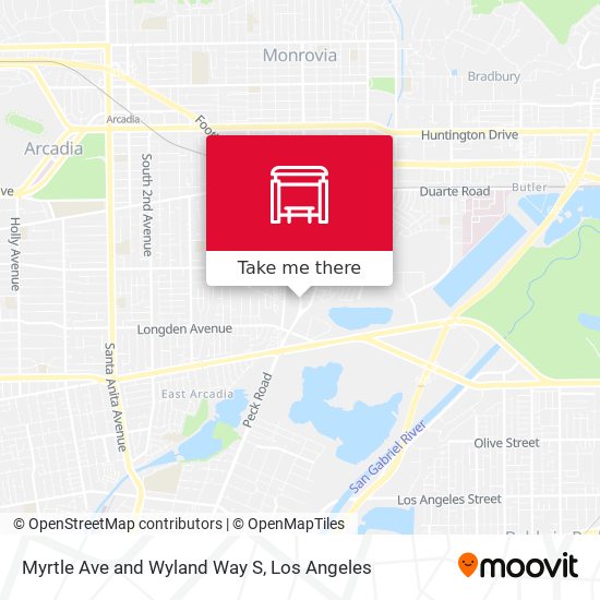 Mapa de Myrtle Ave and Wyland Way S