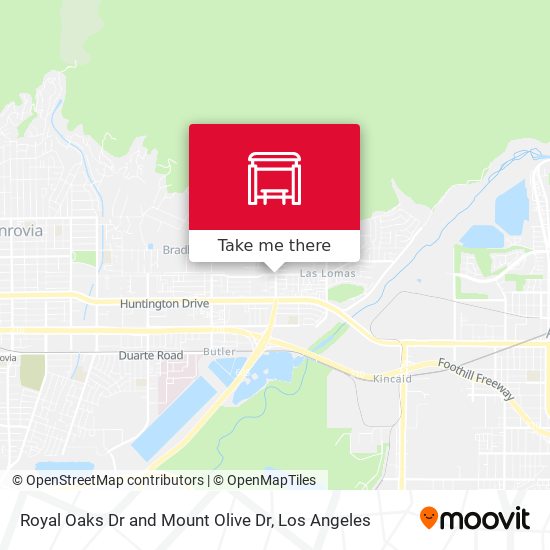 Mapa de Royal Oaks Dr and Mount Olive Dr