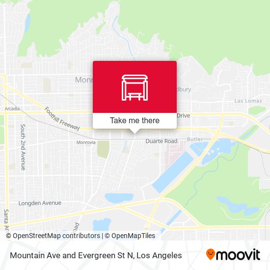 Mapa de Mountain Ave and Evergreen St N