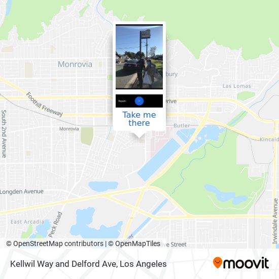 Mapa de Kellwil Way and Delford Ave