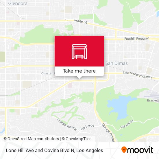 Mapa de Lone Hill Ave and Covina Blvd N