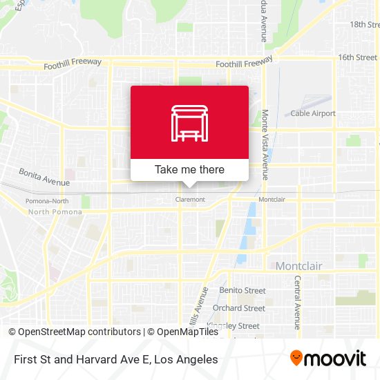 First St and Harvard Ave E map