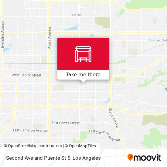 Mapa de Second Ave and Puente St S