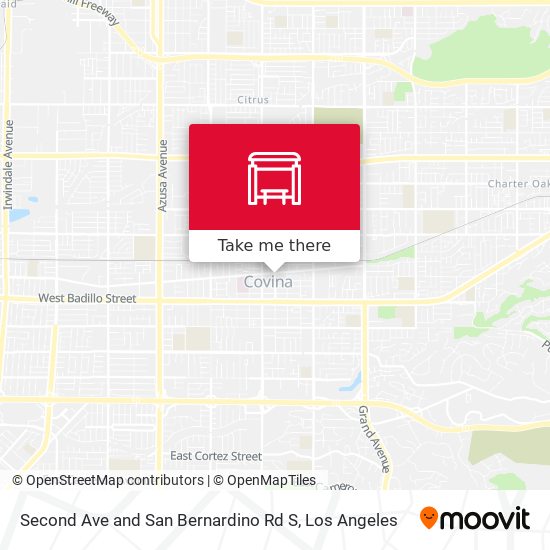 Mapa de Second Ave and San Bernardino Rd S