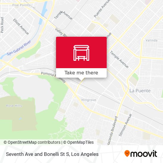 Seventh Ave and Bonelli St S map