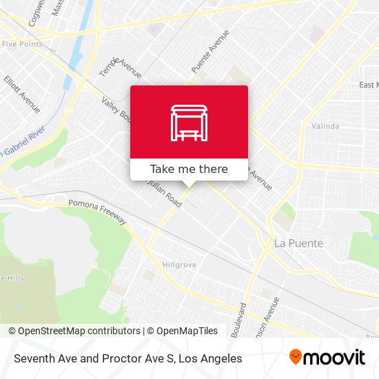 Seventh Ave and Proctor Ave S map
