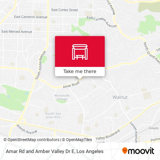 Amar Rd and Amber Valley Dr E map
