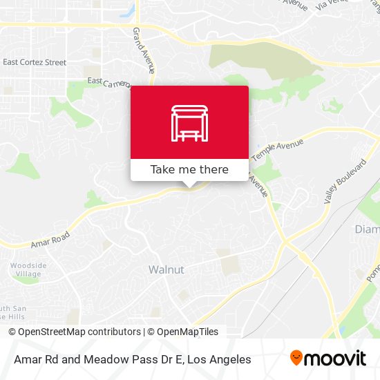 Amar Rd and Meadow Pass Dr  E map
