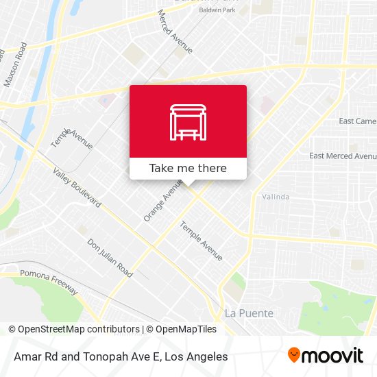 Amar Rd and Tonopah Ave E map