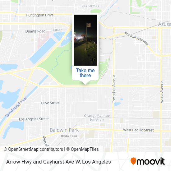 Mapa de Arrow Hwy and Gayhurst Ave W