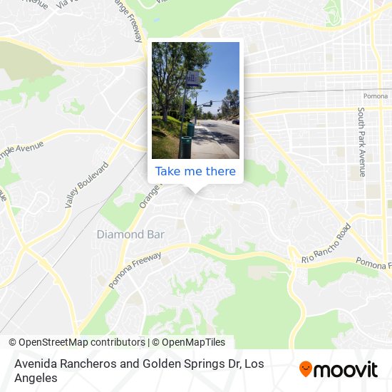 Mapa de Avenida Rancheros and Golden Springs Dr
