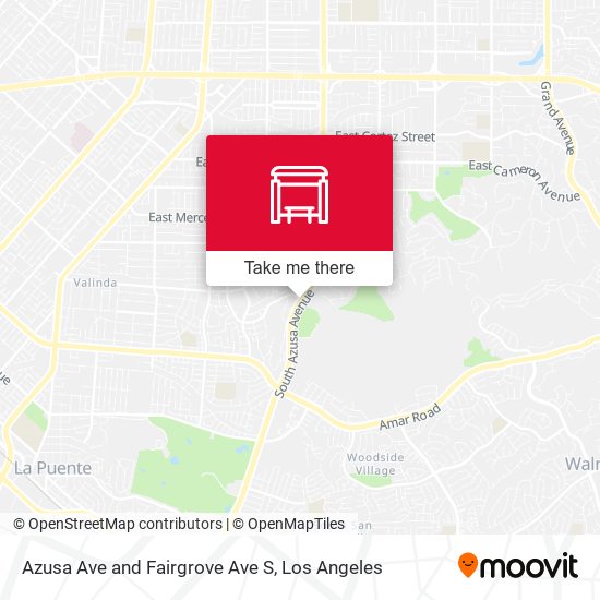 Mapa de Azusa Ave and Fairgrove Ave S