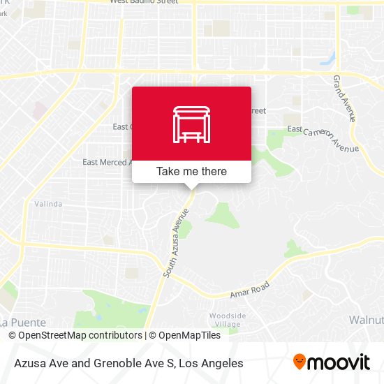 Mapa de Azusa Ave and Grenoble Ave S
