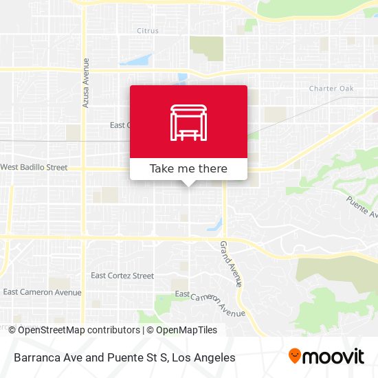 Mapa de Barranca Ave and Puente St S