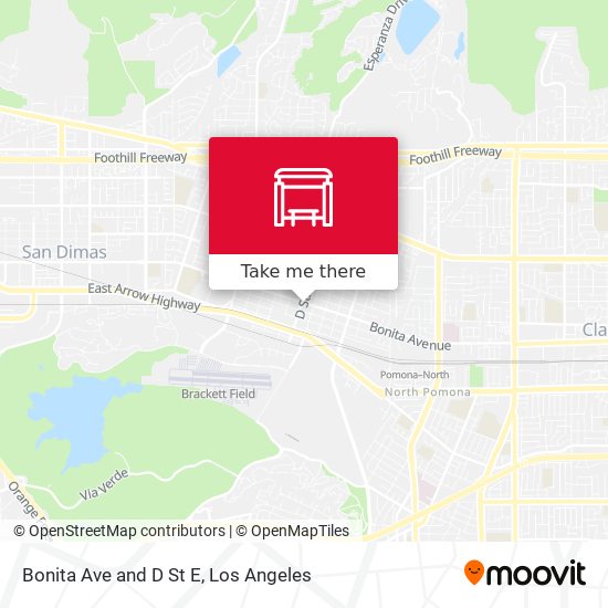 Mapa de Bonita Ave and D St E