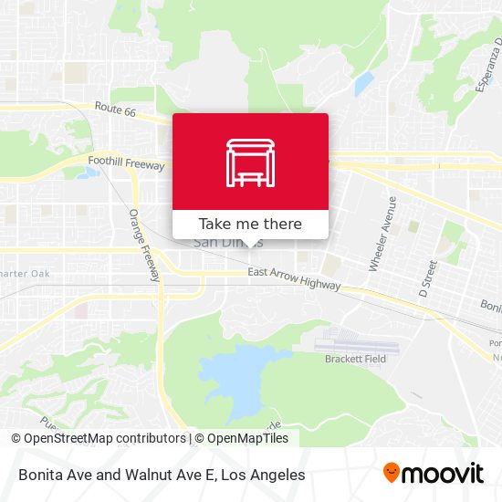 Mapa de Bonita Ave and Walnut Ave E